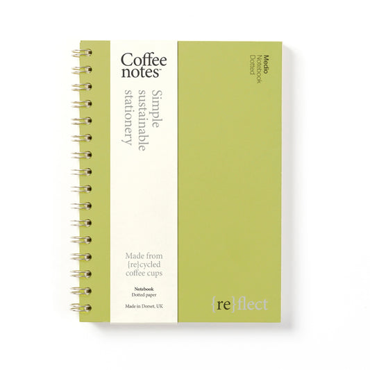 Pistachio Wirebound Notebook (Dotted)